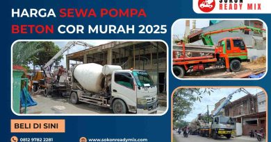 Harga Sewa Pompa Beton Cor Murah 2025