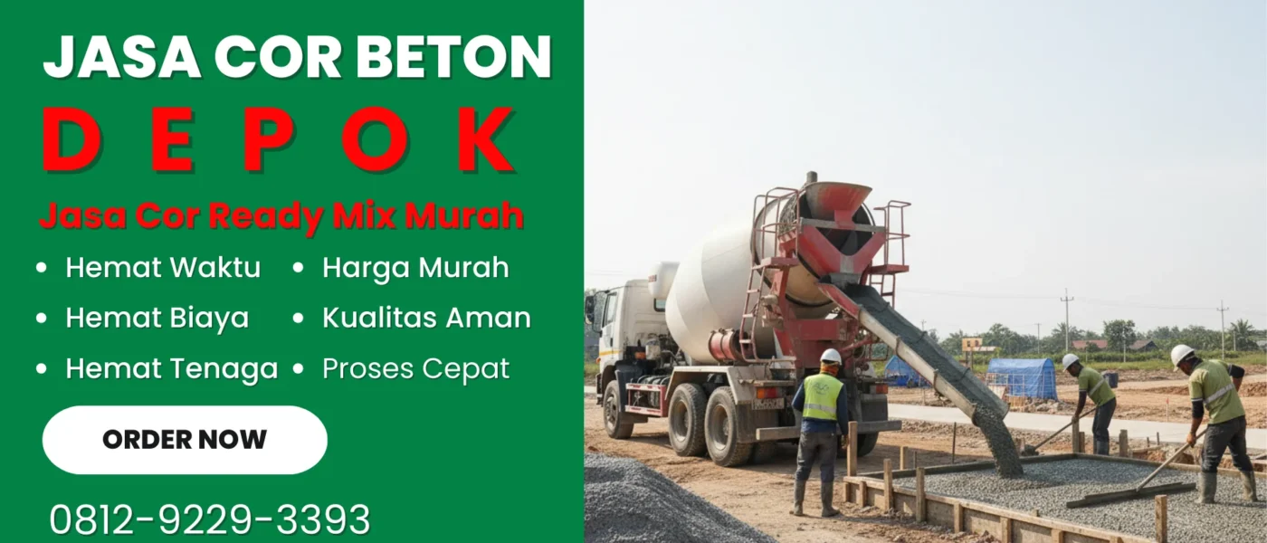 Jasa Cor Beton Depok 2025 _ Kontraktor Lantai Dak dan Jalan