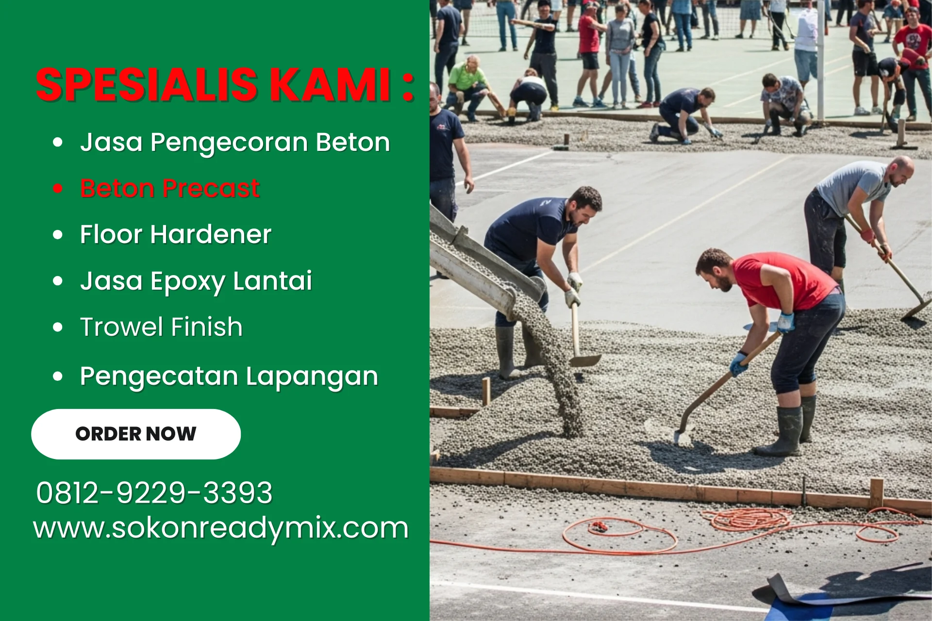 Kontraktor Beton Ready Mix di Bogor